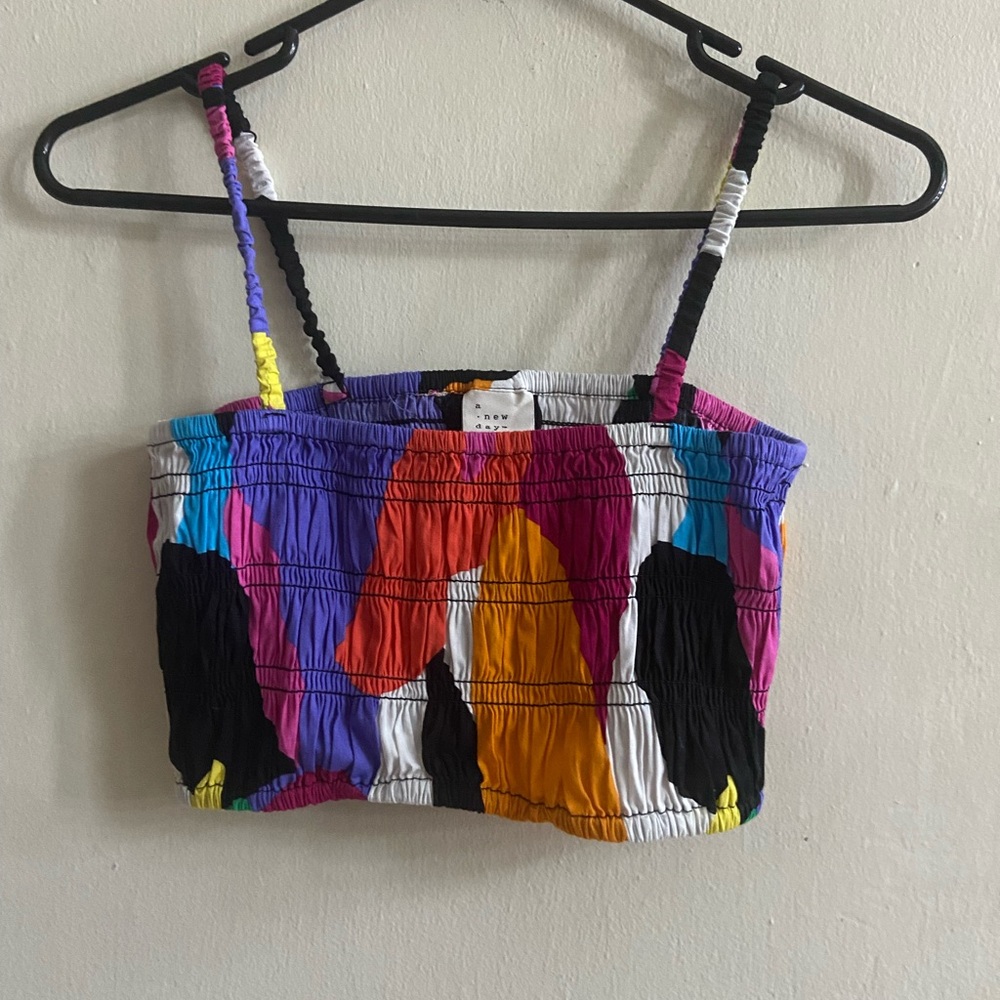 Multicolored Cropped Top 💜 - Picture 2 of 5